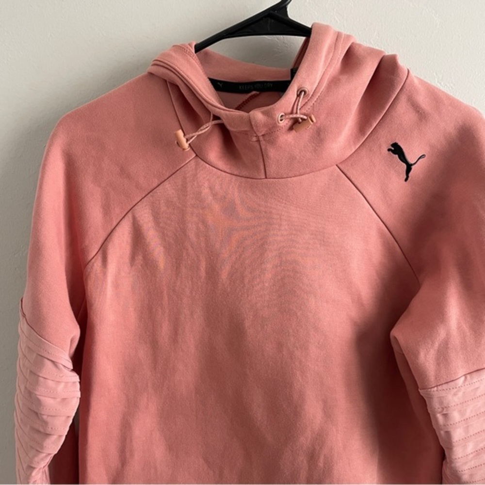 Puma Coral Athletic High-Neck Sweatshirt Hoodie